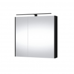 Peegelkapp Domoletti Gold Craft, must, 15 cm x 71.8 cm x 67.7 cm