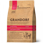 Kuiv koeratoit Grandorf Medium & Maxi, lambaliha/kalkun, 10 kg