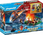 Konstruktor Playmobil Rescue Action Coastal Fire Mission 70491, 55 tk, mitmev&auml;rviline