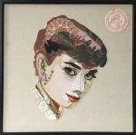 Fotomaal Kayoom Actress, 52 cm x 52 cm