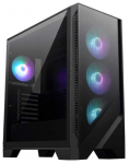Arvuti korpus MSI Forge 320R AIRFLOW, l&auml;bipaistev v./must v.