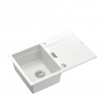 K&ouml;&ouml;givalamu Quadron Owen 111, graniit, 76 cm x 50 cm x 21.5 cm, valge v./roostevaba teras v.