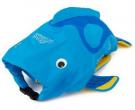 Laste seljakott Trunki PaddlePak Tropical Fish, sinine v., 17 cm x 29 cm x 37 cm
