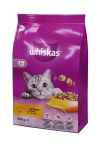 Kuiv kassitoit Whiskas Chicken, kanaliha, 0.3 kg