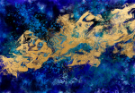 Fototapeet Artgeist Gorgeous Blue, 70 cm x 70 cm