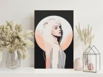 Maalimine numbrite j&auml;rgi Artgeist Lady Moon MA_0597, mitmev&auml;rviline, 40 x 60 cm