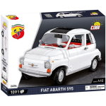 Konstruktor, auto Cobi Fiat Abarth 595 24354, 1091 tk, valge v.