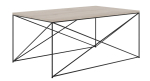 Kohvilaud ADRK Dante, tamm v., 100 cm x 60 cm x 43 cm