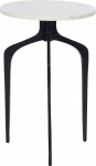 Kohvilaud Beliani Tihoi, valge v./must v., 36 cm x 36 cm x 56 cm