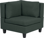 Mooduldiivani nurgaelement Beliani Unstad, tumeroheline v., 76 x 76 cm x 72 cm