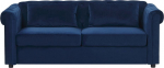 Diivanvoodi Beliani Chesterfield, sinine v., 90 x 200 cm x 75 cm