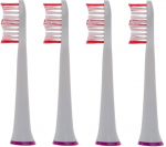 Elektrilise hambaharja otsik Sonico H0-3, valge v./punane v., 4 tk