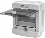 Modulaarne paneel ETI ECH 6G, krohvipealne, IP65, 6 mood., must v./hall v.