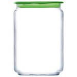 Kuivaine konteiner Luminarc Plano, 1 l, l&auml;bipaistev/roheline