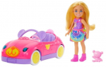 Nukk aksessuaaridega Mattel Barbie Chelsea, 12 cm, mitmev&auml;rviline