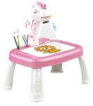 Joonistusprojektor, &uuml;kssarvik Madej 011033, valge v./roosa v.