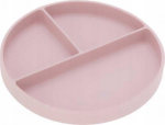 V&auml;ike taldrik Excellent Houseware, 6+ kuud, 20 cm, silikoon, roosa v.