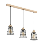 Valgusti rippuv Spot-Light Chicka, E27, 3 x 60 W, pruun v.