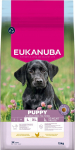 Kuiv koeratoit Eukanuba Puppy Large Breed Chicken, kanaliha, 15 kg