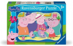 Pusle Ravensburger Peppa Pig, 18 cm x 26 cm, 35 tk, mitmev&auml;rviline