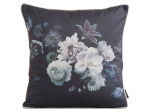 Dekoratiivpadjap&uuml;&uuml;r Flowers 16, sinine/valge/roheline, 45 cm x 45 cm