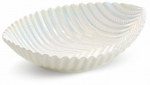 Serveerimiskauss Nela 01, 24 cm x 18 cm x 7 cm, p&auml;rlvalge v., keraamiline