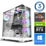 Statsionaarne arvuti Intop Ryzen 5 7500F, DDR5 16 GB, SSD 1 TB, Nvidia GeForce RTX 5070Ti 16 GB GDDR7, Windows 11