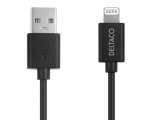 Juhe Deltaco Baltic, USB Type A, 100 cm, must v.