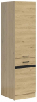 Eraldi seisev k&ouml;&ouml;gikapp Junona Line, bernstein oak v., 57.5 cm x 50 cm x 195 cm