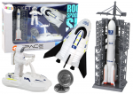 Kosmonaudi s&otilde;idukite komplekt Lean Toys Unique Space Station, valge v./hall v.