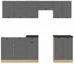 K&ouml;&ouml;gikomplekt Junona Line, grafiit v., 2.3 m