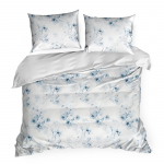 Voodipesukomplekt Spring PTE-196, sinine v./valge v., 70 x 80 cm, 200 x 220 cm, 3 os.