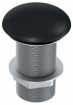 Vajutatav p&otilde;hjaklapp Elita 167958, click clack-funktsioon, 6.7 cm, 1 1/4", matt must v.
