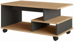 Kohvilaud Kalune Design MIN9-SA, antratsiit v./tamm v., 51 cm x 90 cm x 42.5 cm