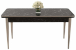 S&ouml;&ouml;gilaud Kalune Design Rewa, kroomi v./marmor v., 110 cm x 70 cm x 76 cm