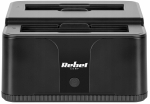 Dokkimisjaam Rebel USB 3.0 HDD/SSD, must v.
