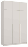 Riidekapp Senso 3D, must v./ka&scaron;miir v., 56.5 cm x 150 cm x 250 cm, 3 tk