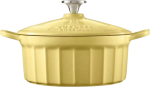 Emailitud malmpott Buydeem Mellow Yellow CP521, &Oslash;22 cm, 2.9 l, kollane v.