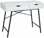Kirjutuslaud sahtlitega Akord Furniture Factory Rax, 100 cm x 48 cm, 80.5 cm, valge v.