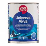 Emailv&auml;rv, fassaadile/universaalsed/akendele Vivacolor Universal Akva Matt, matt, 0.9 l, valge v.