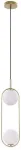 Valgusti rippuv Candellux Cordel 32-73464, G9, 2 x 28 W, messing v / messing v., 18 x 56 cm