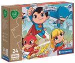 Pusle Clementoni Play For Future DC Super Friends, 62 cm x 42 cm, 24 tk, mitmev&auml;rviline