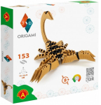 Paberkujukeste valmistamise komplekt Alexander 3D Origami Scorpio, pruun v./must v.