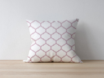 Dekoratiivpadjap&uuml;&uuml;r Mioli Decor 1186, valge/roosa, 43 cm x 43 cm