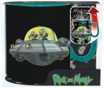 Tass ABYstyle Rick And Morty Spaceship Heat Change, must v./roheline v., 460 ml