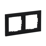 Kahene raam Legrand Suno, must v.