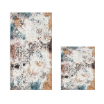 Vannitoamattide komplekt Foutastic 510609 299ANR1687, mitmev&auml;rviline, 60 cm x 150 cm