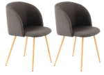 Toolide komplekt Kayoom Celina 210 3XA6H, matt, must v., 56 cm x 54 cm x 84 cm, 2 tk