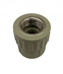 Vee&uuml;hendus Sanitas, 1/2 tolli - sisekeere/25 mm - Seestpoolt liimitav, pol&uuml;prop&uuml;leen (pp)