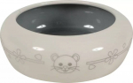 N&auml;riliste kauss Zolux Ceramic Bowl, 13 cm x 13 cm x 4.7 cm, 0.25 l, pruun